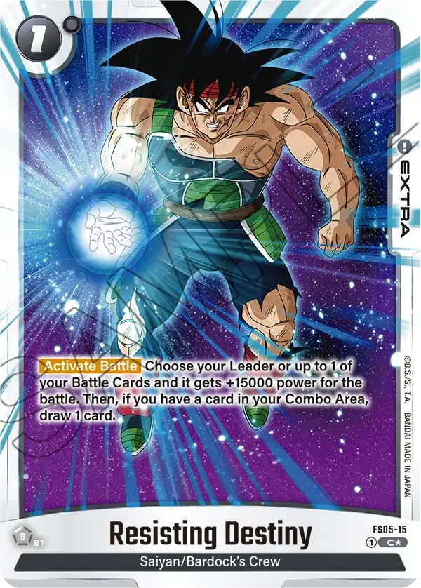 Resisting Destiny, Starter Deck 5: Bardock FS05-15