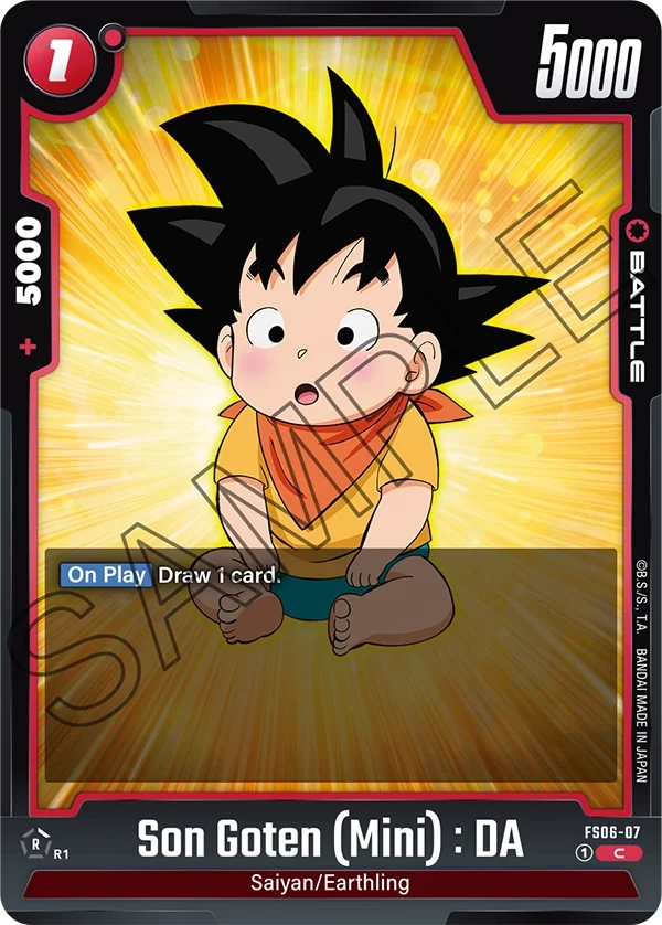 Son Goten (Mini) : DA, Starter Deck 6: Son Goku (Mini) FS06-07