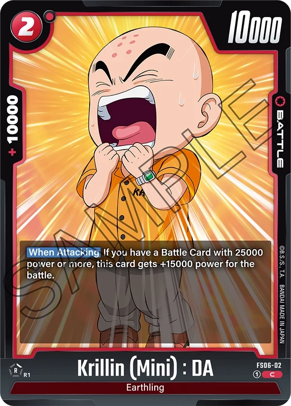 Krillin (Mini) : DA, Starter Deck 6: Son Goku (Mini) FS06-02