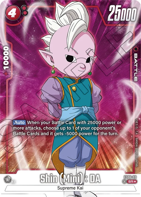 Shin (Mini) : DA, Starter Deck 6: Son Goku (Mini) FS06-03