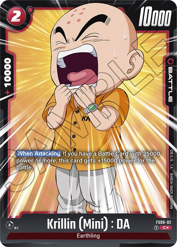 Krillin (Mini) : DA, Starter Deck 6: Son Goku (Mini) FS06-02