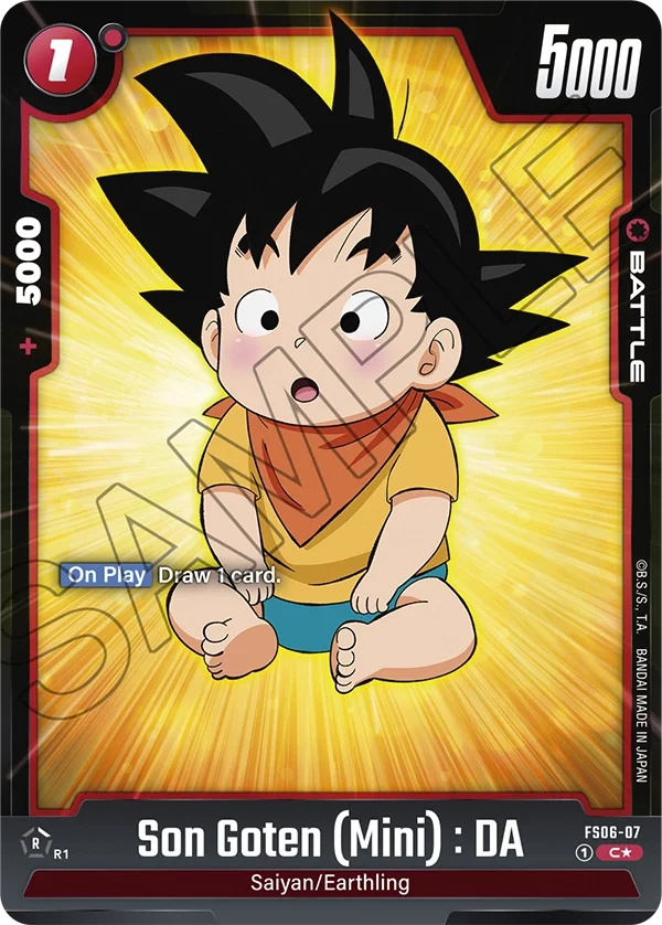 Son Goten (Mini) : DA, Starter Deck 6: Son Goku (Mini) FS06-07