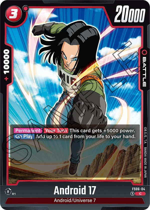 Android 17, Starter Deck 6: Son Goku (Mini) FS06-04