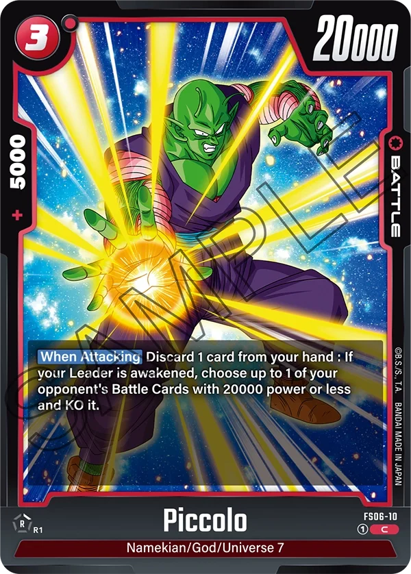 Piccolo, Starter Deck 6: Son Goku (Mini) FS06-10