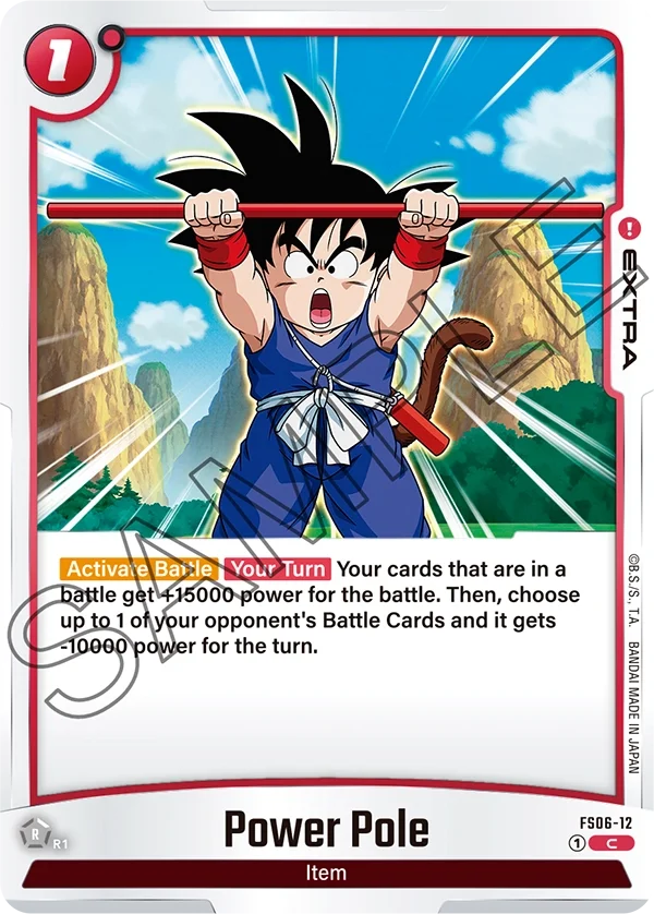 Power Pole, Starter Deck 6: Son Goku (Mini) FS06-12