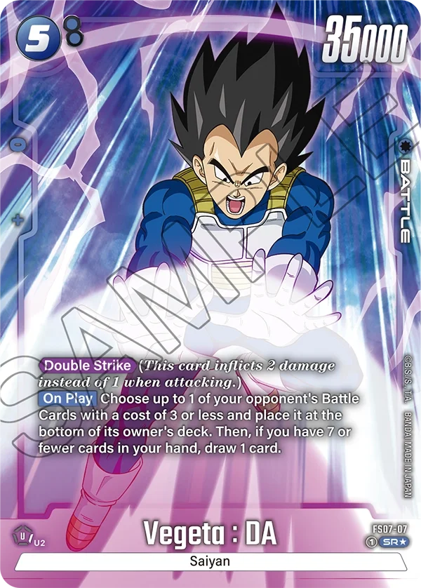 Vegeta : DA, Starter Deck 7: Vegeta (Mini) FS07-07