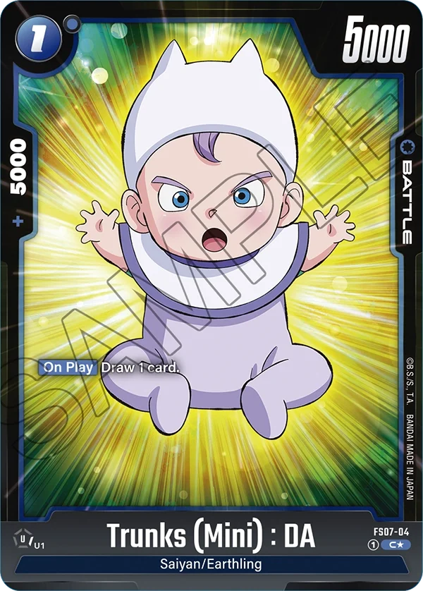 Trunks (Mini) : DA, Starter Deck 7: Vegeta (Mini) FS07-04