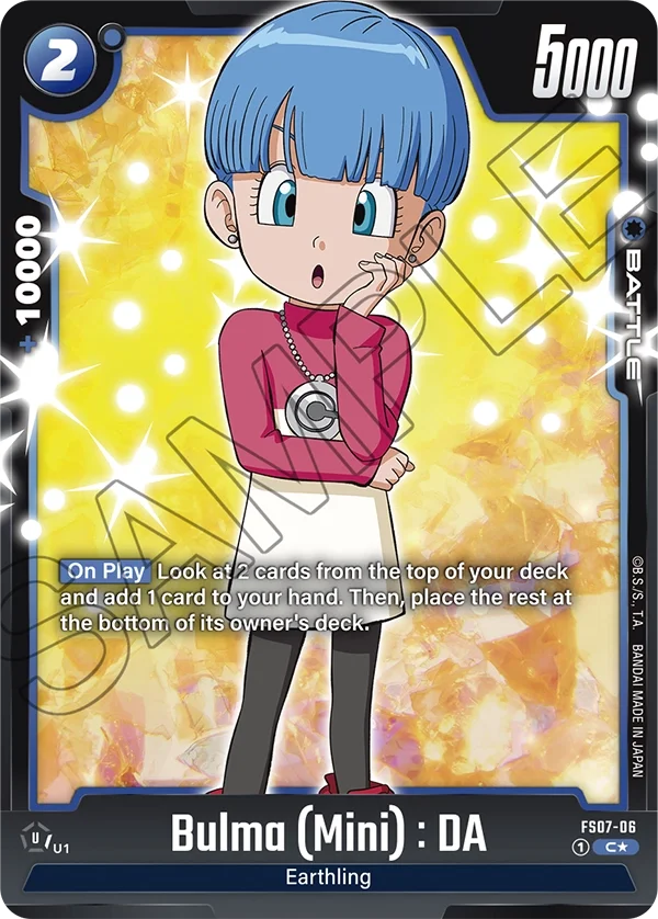 Bulma (Mini) : DA, Starter Deck 7: Vegeta (Mini) FS07-06
