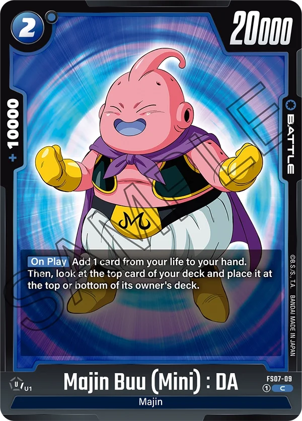 Majin Buu (Mini) : DA, Starter Deck 7: Vegeta (Mini) FS07-09