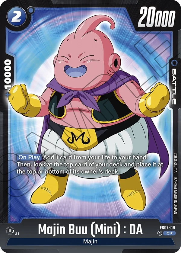 Majin Buu (Mini) : DA, Starter Deck 7: Vegeta (Mini) FS07-09