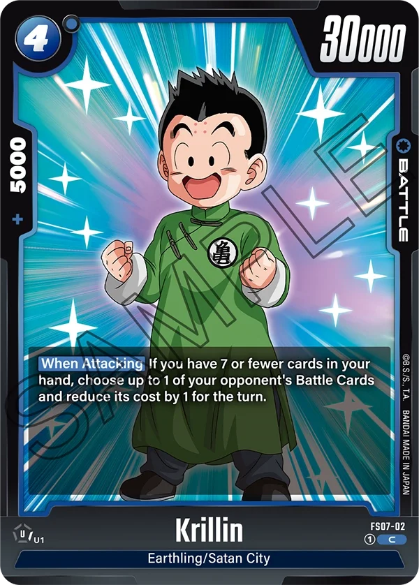 Krillin, Starter Deck 7: Vegeta (Mini) FS07-02