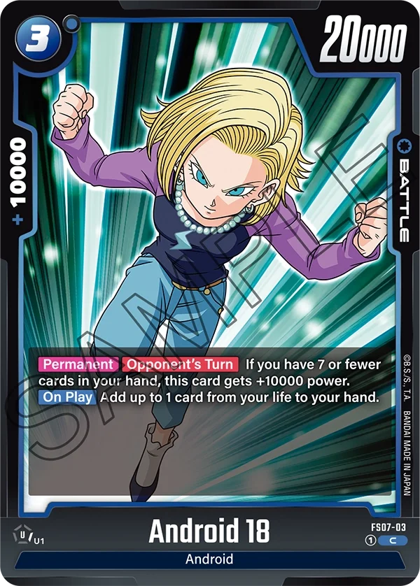 Android 18, Starter Deck 7: Vegeta (Mini) FS07-03