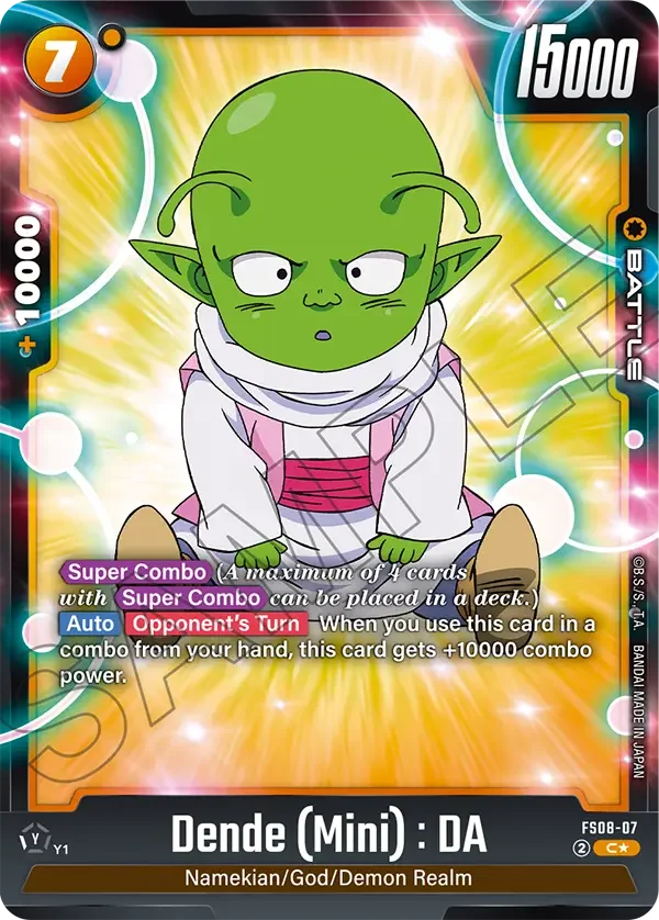 Dende (Mini) : DA, Starter Deck 8: Vegeta (Mini) Super Saiyan 3 FS08-07