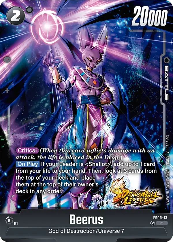 Beerus, Starter Deck 9: Shallot FS09-13