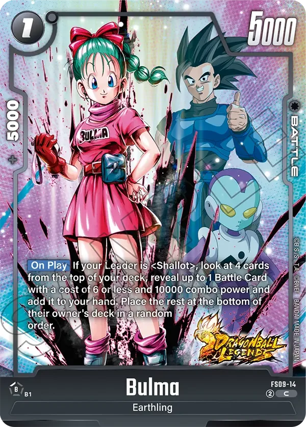 Bulma, Starter Deck 9: Shallot FS09-14