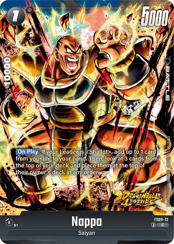 Nappa, Starter Deck 9: Shallot FS09-12