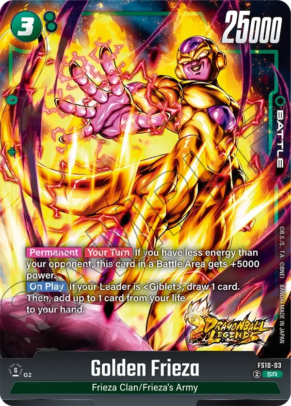 Golden Frieza, Starter Deck 10: Giblet FS10-03