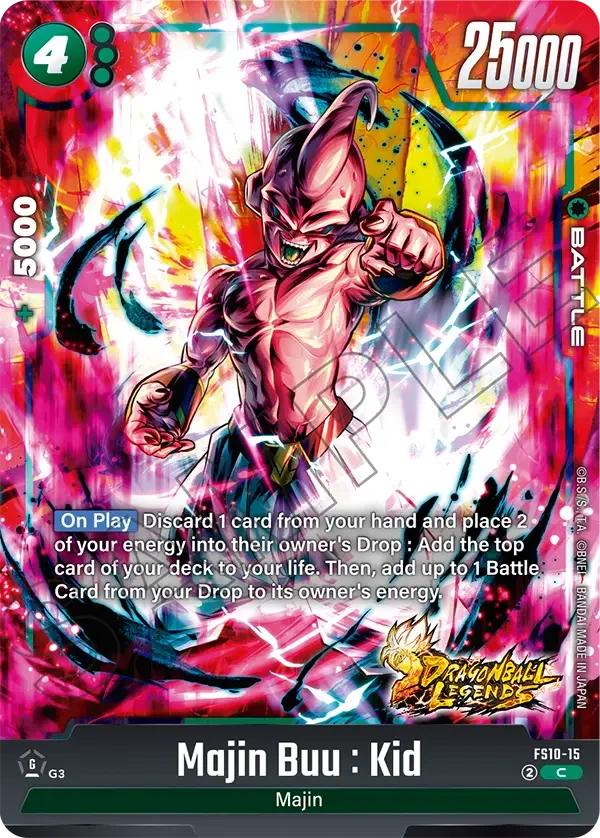 Majin Buu : Kid, Starter Deck 10: Giblet FS10-15