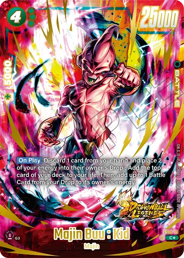 Majin Buu : Kid, Starter Deck 10: Giblet FS10-15