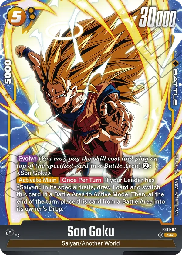Son Goku, Starter Deck EX: The Phase of Evolution FS11-07