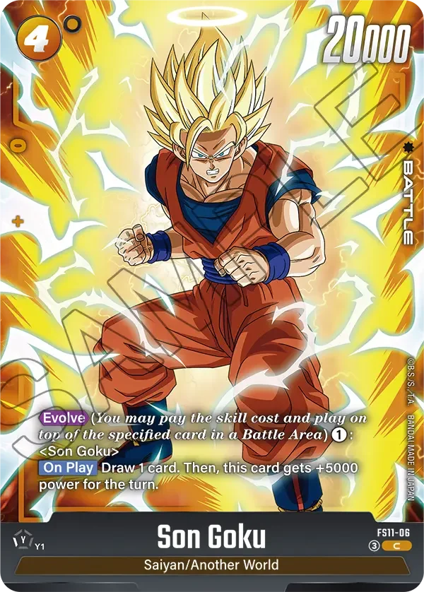 Son Goku, Starter Deck EX: The Phase of Evolution FS11-06