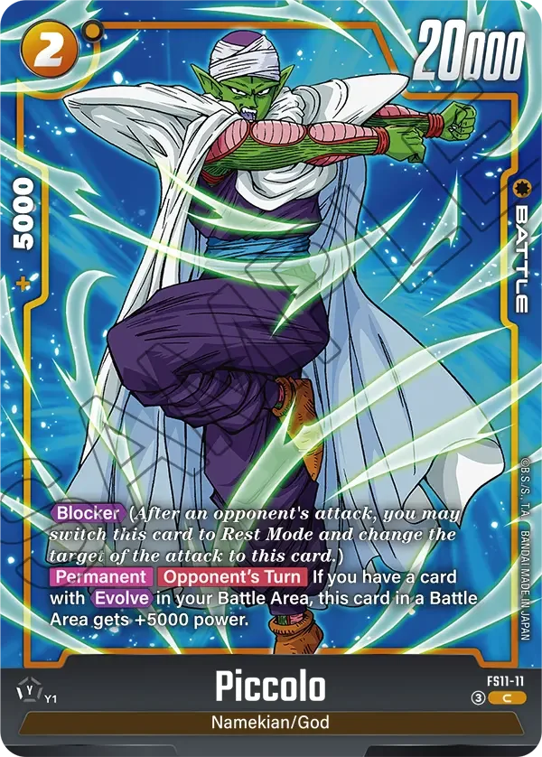 Piccolo, Starter Deck EX: The Phase of Evolution FS11-11