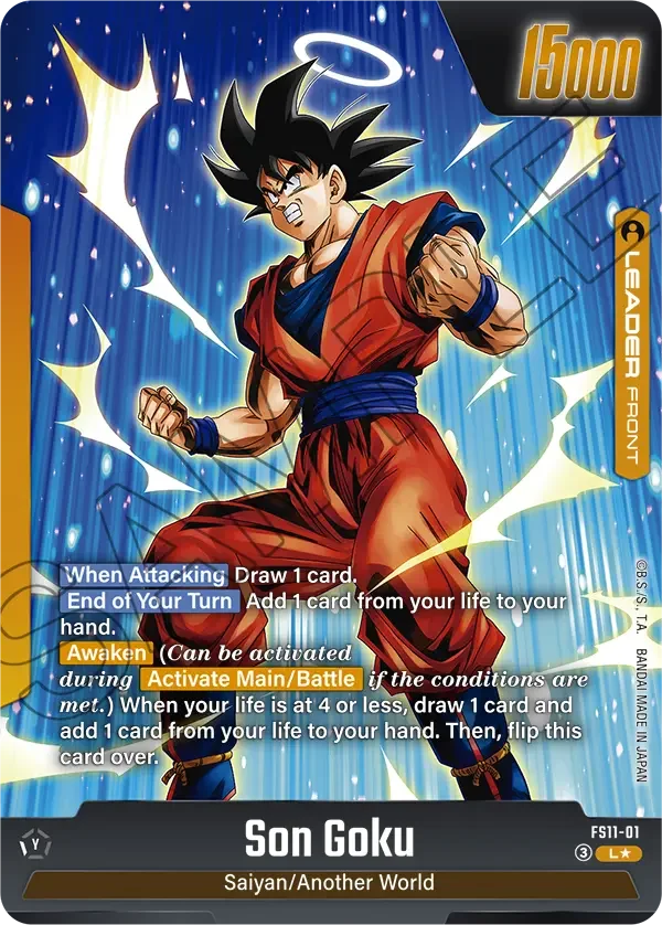 Son Goku, Starter Deck EX: The Phase of Evolution FS11-01