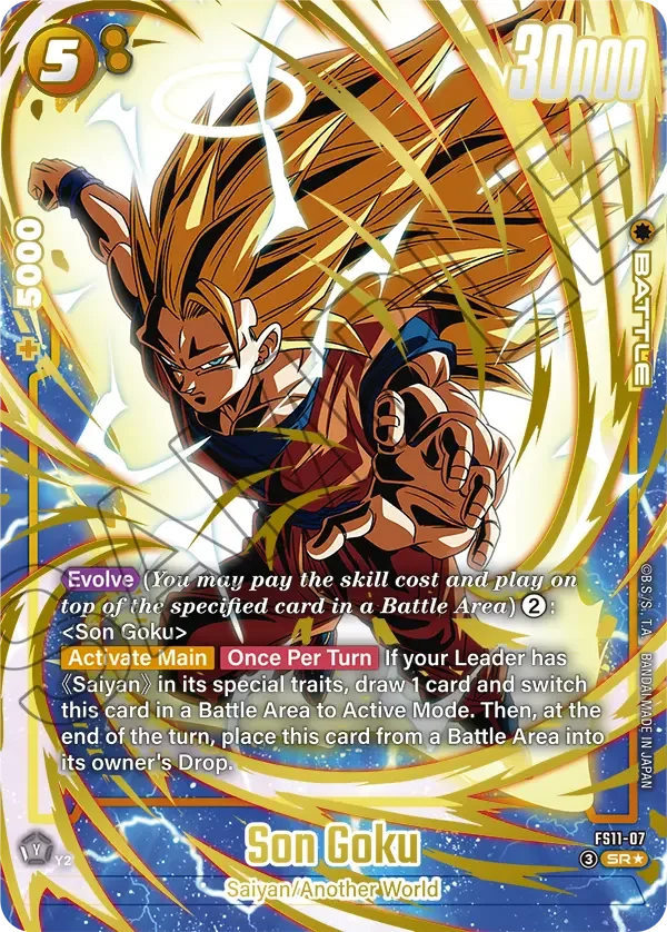 Son Goku, Starter Deck EX: The Phase of Evolution FS11-07