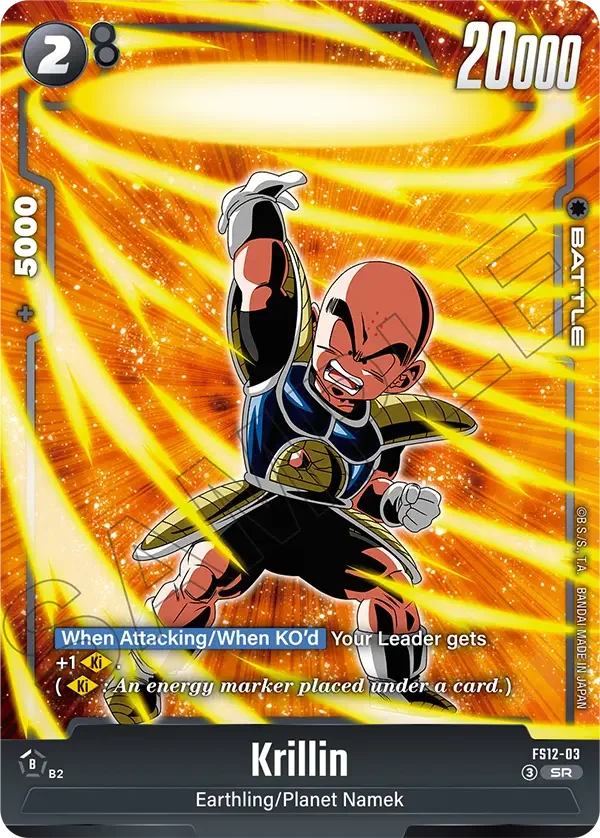 Krillin, Starter Deck EX: The Beat of Ki FS12-03