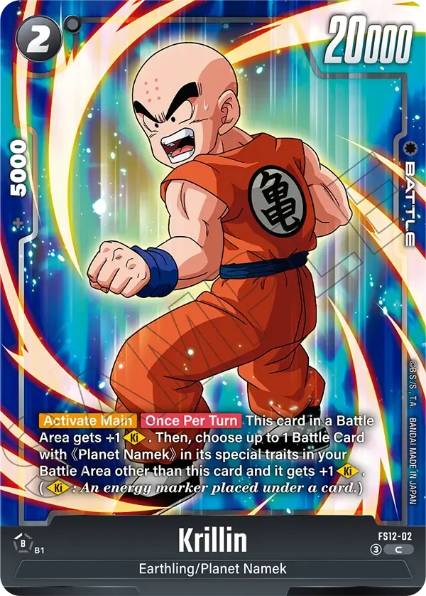 Krillin, Starter Deck EX: The Beat of Ki FS12-02