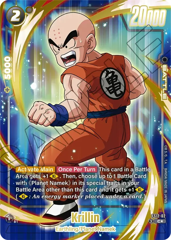 Krillin, Starter Deck EX: The Beat of Ki FS12-02