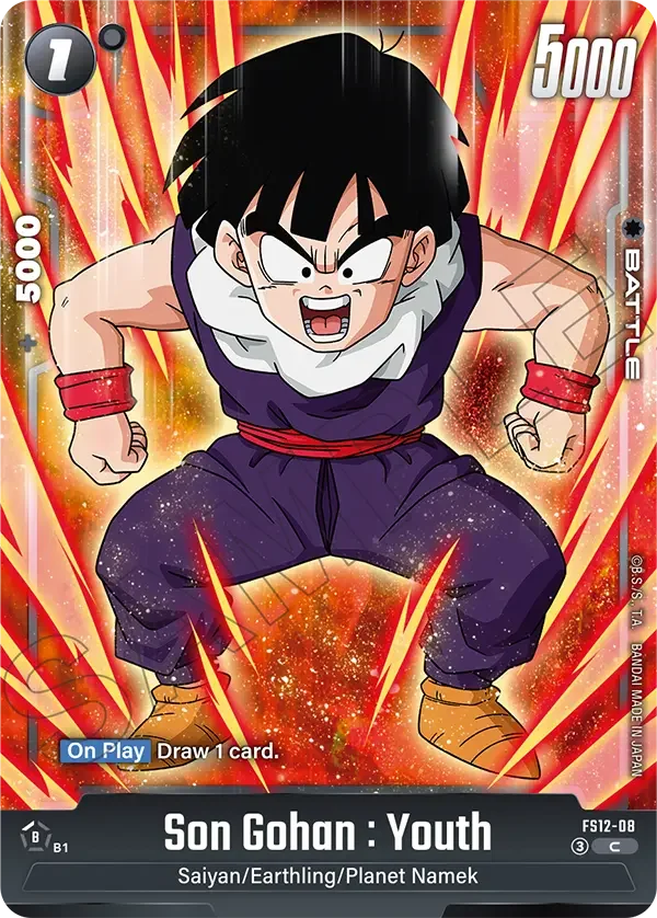 Son Gohan : Youth, Starter Deck EX: The Beat of Ki FS12-08
