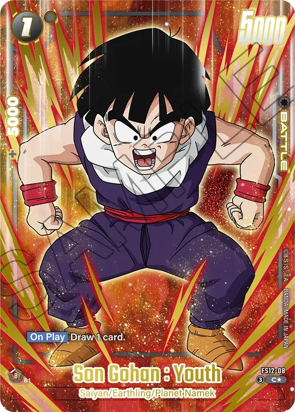 Son Gohan : Youth, Starter Deck EX: The Beat of Ki FS12-08