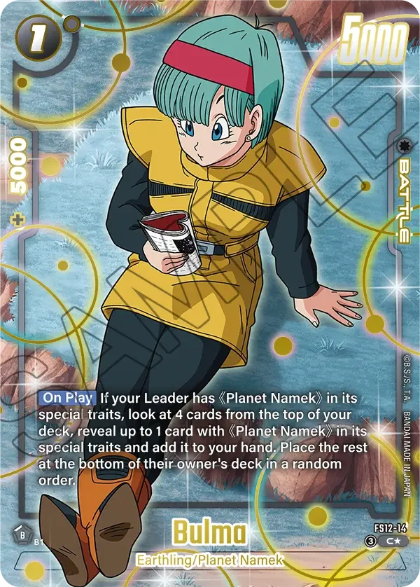 Bulma, Starter Deck EX: The Beat of Ki FS12-14