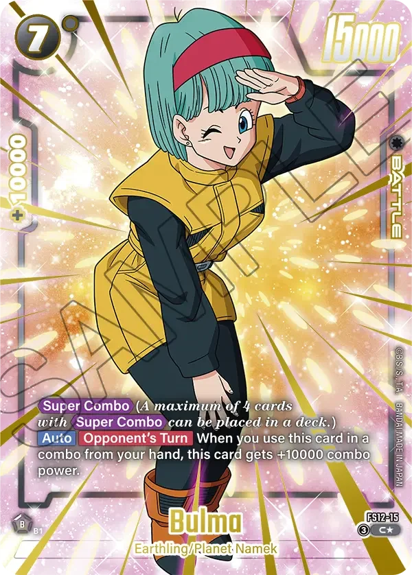 Bulma, Starter Deck EX: The Beat of Ki FS12-15