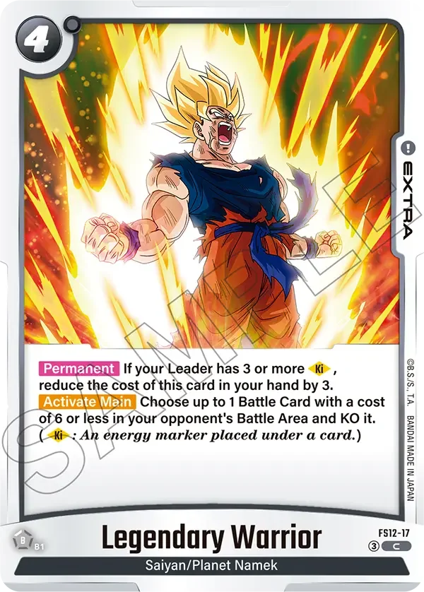 Legendary Warrior, Starter Deck EX: The Beat of Ki FS12-17