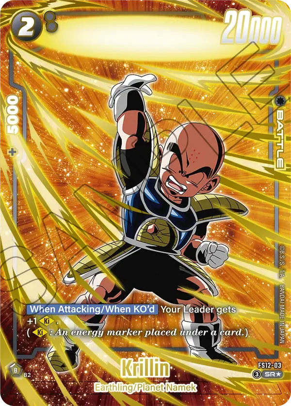Krillin, Starter Deck EX: The Beat of Ki FS12-03