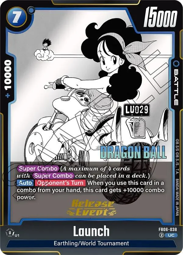 Launch, Manga Booster 01 Release Event Cards FB06-038