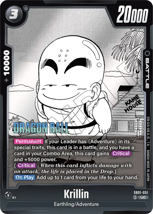 Krillin, Manga Booster 01 SB01-051