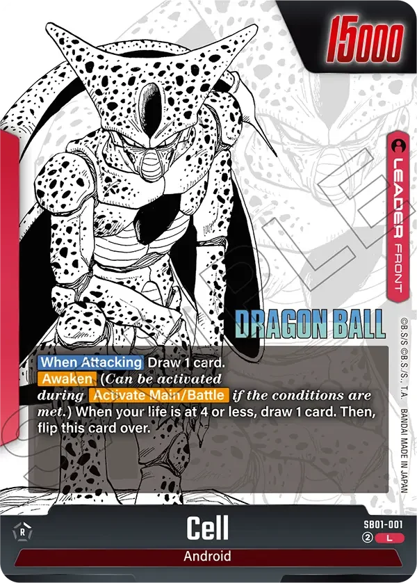 Cell, Manga Booster 01 SB01-001