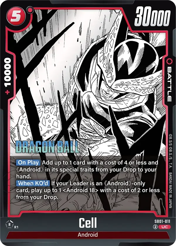 Cell, Manga Booster 01 SB01-011