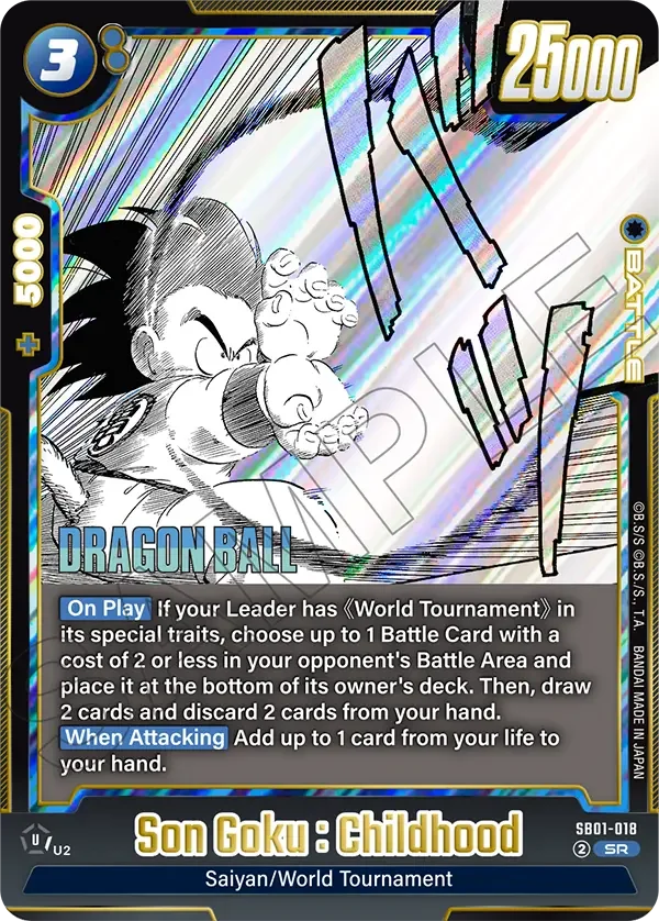Son Goku : Childhood, Manga Booster 01 SB01-018