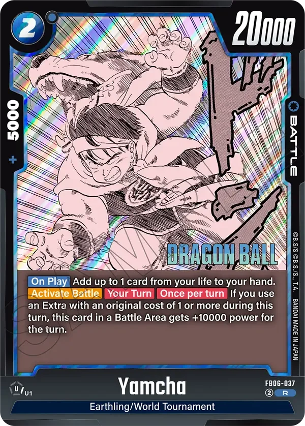 Yamcha, Manga Booster 01 FB06-037