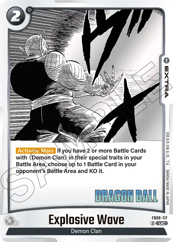 Explosive Wave, Manga Booster 01 FB06-117