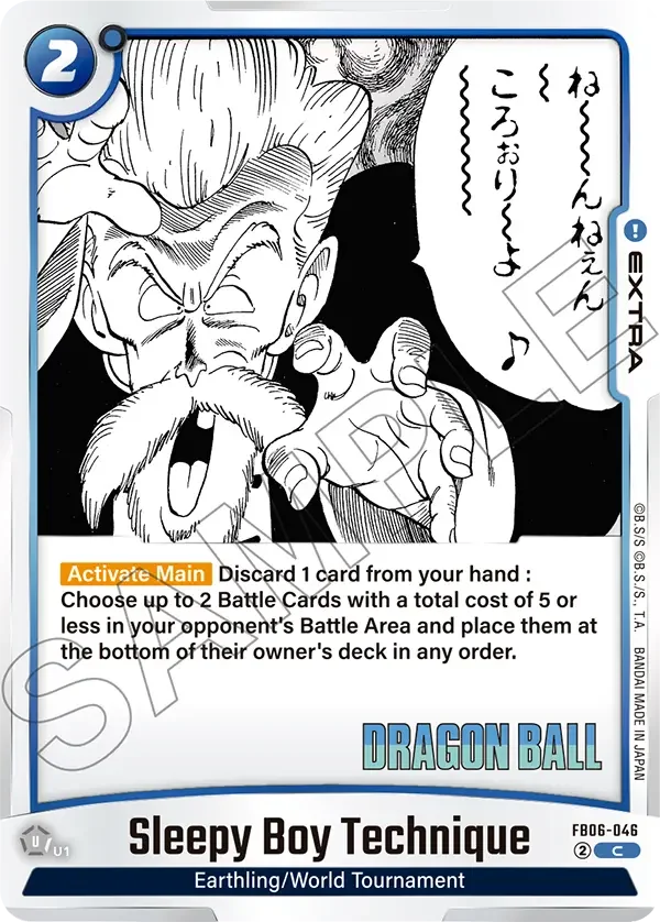 Sleepy Boy Technique, Manga Booster 01 FB06-046