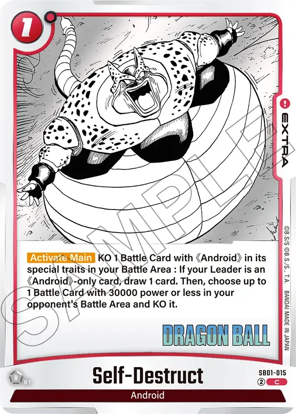 Self-Destruct, Manga Booster 01 SB01-015