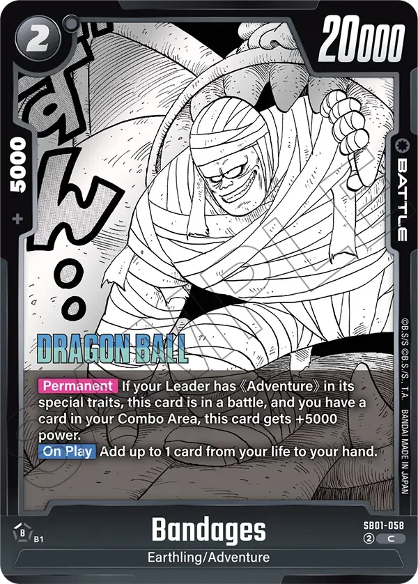 Bandages, Manga Booster 01 SB01-058