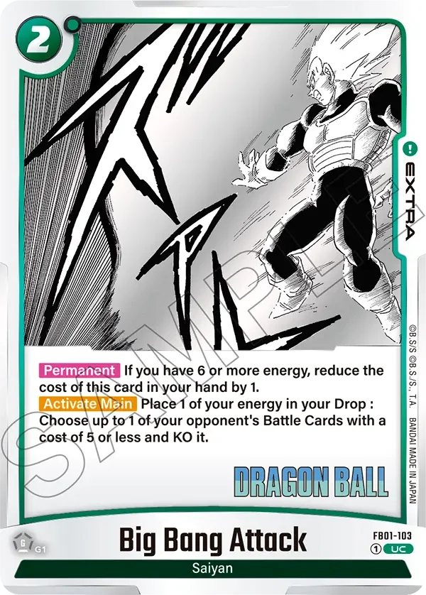 Big Bang Attack, Manga Booster 01 FB01-103