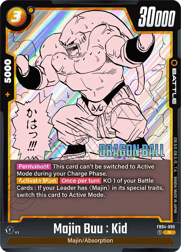 Majin Buu : Kid, Manga Booster 01 FB04-095