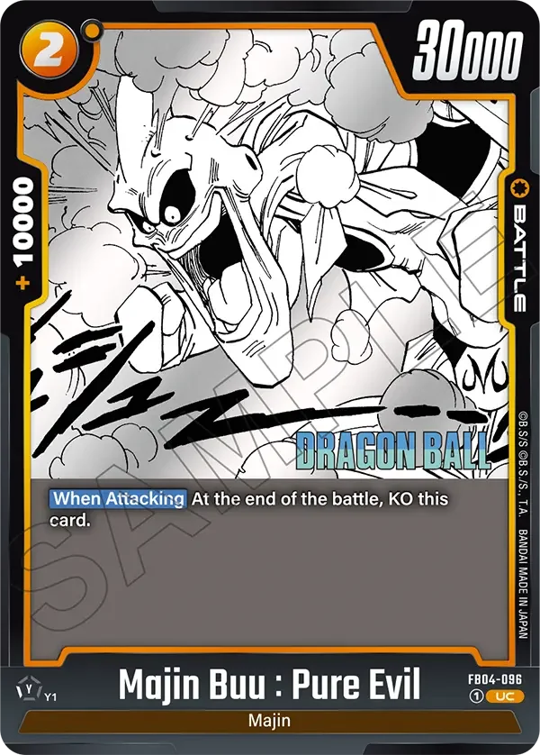 Majin Buu : Pure Evil, Manga Booster 01 FB04-096